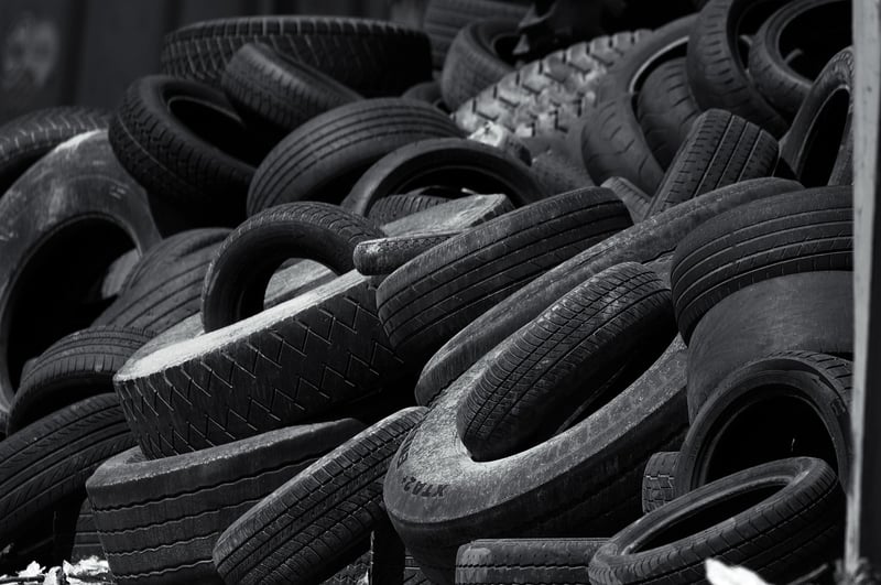 Repurposed Tire Seating