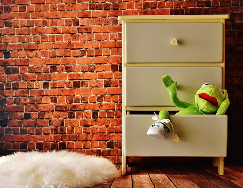 Repurposed Dresser Drawers